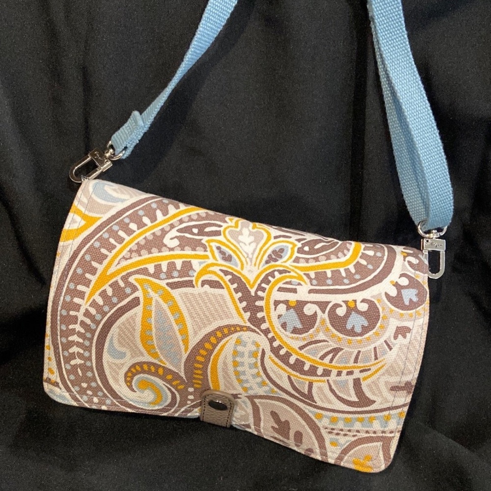 Womens Thirty-One Parisian Garden Crossbody Purse